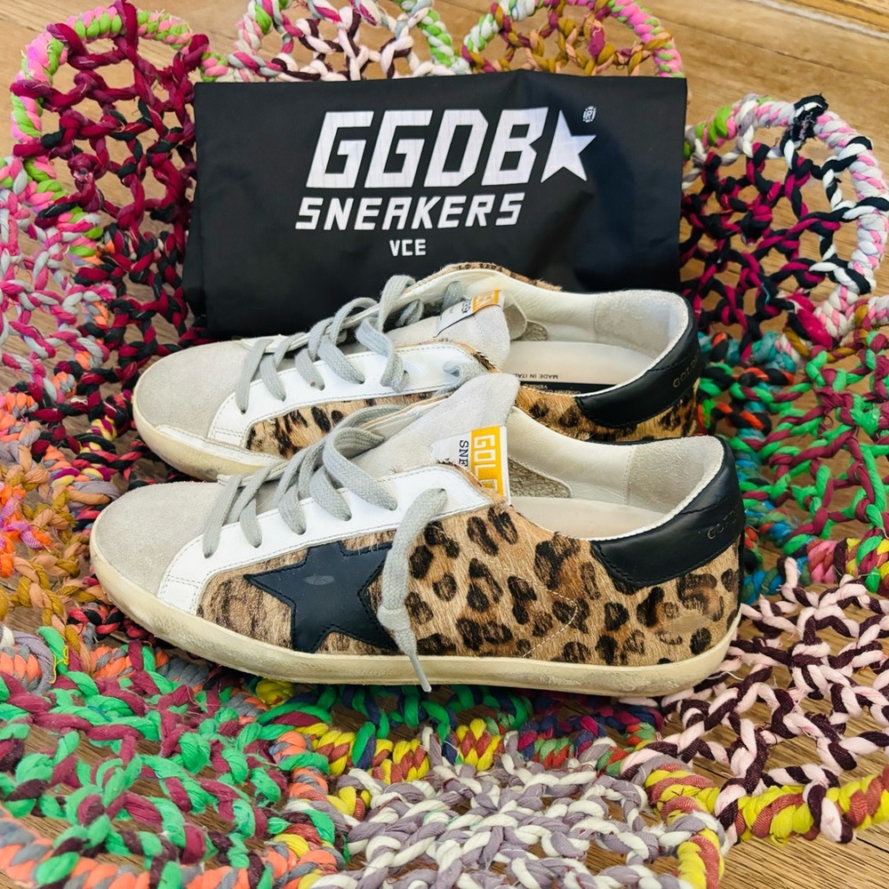 Golden Goose Superstar Leopard Print